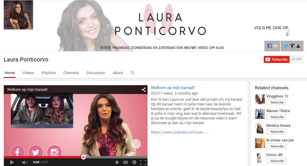 Vlog Laura Ponticorvo